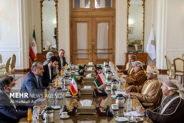 دیدار وزرای امور خارجه ایران و عمان