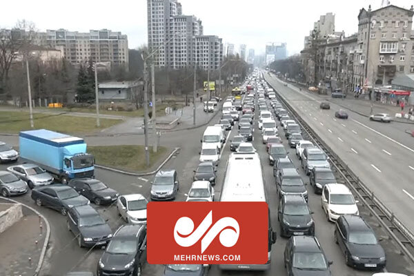خیابان های پایتخت اوکراین قفل شد