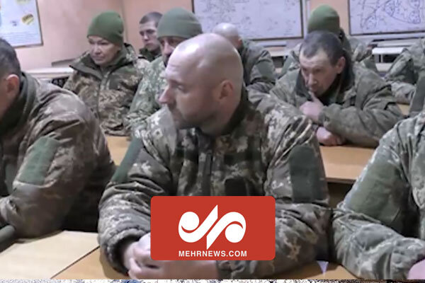 تسلیم و اسیر شدن نظامیان اوکراینی در منطقه پتروفسکی