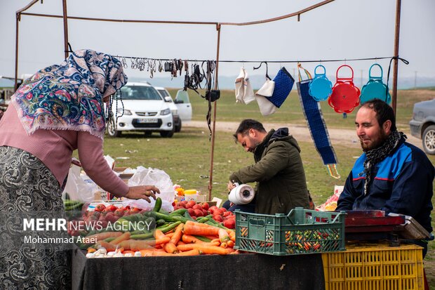 بازار محلی کلاله  -  گلستان