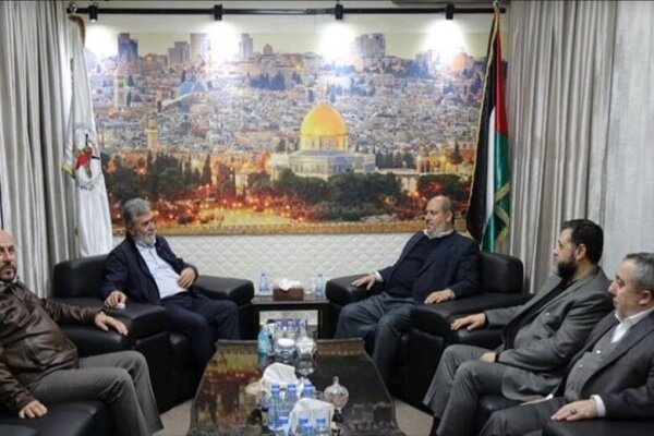 رایزنی هیئت حماس با دبیر کل جهاد اسلامی فلسطین