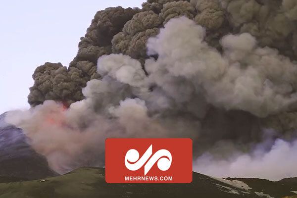 تصاویری از فوران آتشفشان اتنا ایتالیا