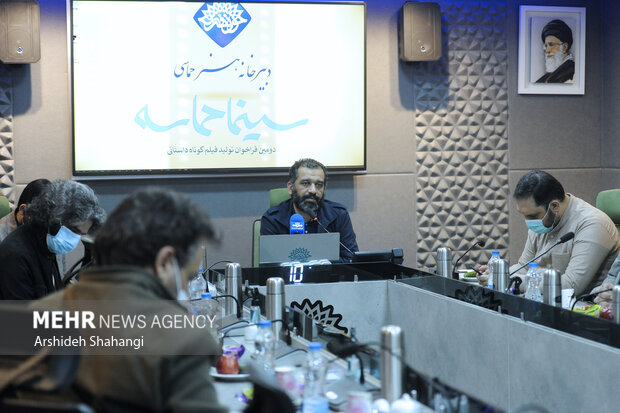 نشست خبری رویداد "سینما حماسه" صبح امروز در حوزه هنری تهران برگزار شد