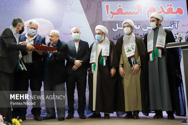 حفل تكريم سفير السلاح الفلسطيني السابق لدى إيران