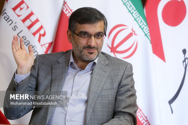 مسعود رنجبریان شهردار منطقه 6 تهران در  خبرگزاری مهر حضور دارد