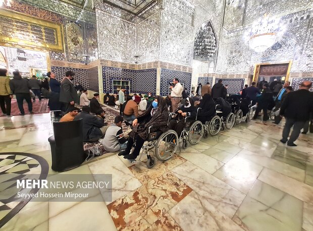 Imam Reza shrine on Eid al-Mab'ath