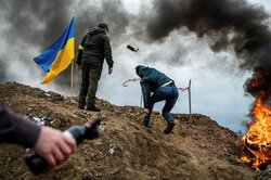 Ukrayna'daki çatışmalardan görüntüler