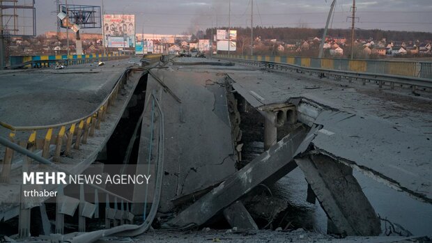 منفجر کردن  پل برای ممانعت از ورود روس‌ ها