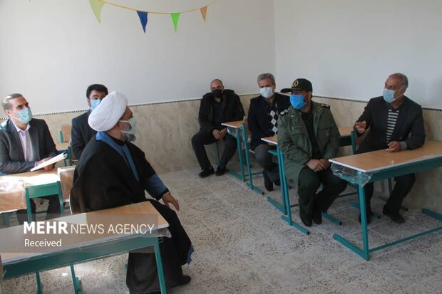 افتتاح مدرسه و خانه عالم در روستای اسماعیل آباد زرندیه