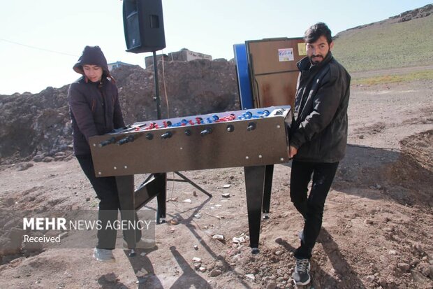 افتتاح مدرسه و خانه عالم در روستای اسماعیل آباد زرندیه