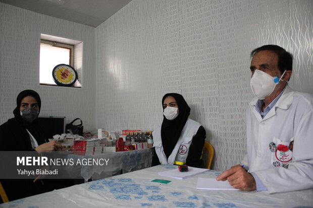 فعالیت گروه جهادی درمانی «الکفیل» در کرمانشاه