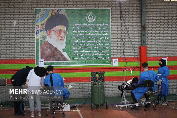 فعالیت گروه جهادی درمانی «الکفیل» در کرمانشاه