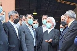 بازدید رئیس قوه قضائیه از محل دپوی ۴هزار تن گچ فاسد شده