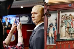 Putin'in balmumu heykeline de yaptırım uygulandı