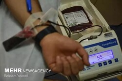 کاهش تعداد مراجعه کنندگان اهدای خون طی فصل سرد سال در کرمانشاه