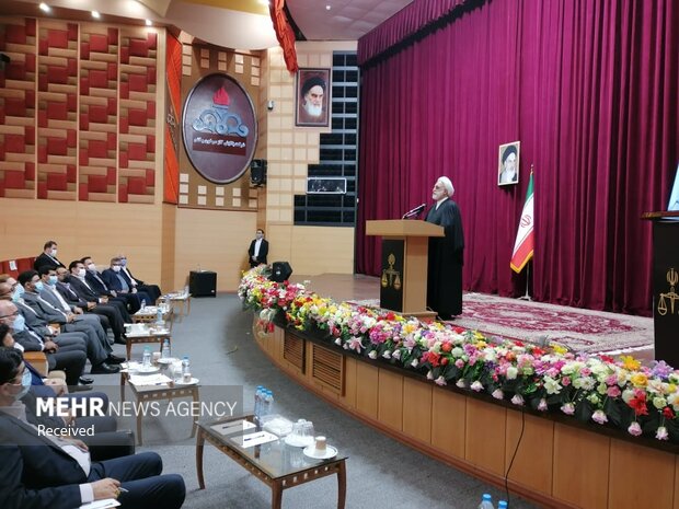 دیدار رئیس قوه قضاییه با قضات و کارکنان دستگاه قضایی استان هرمزگان