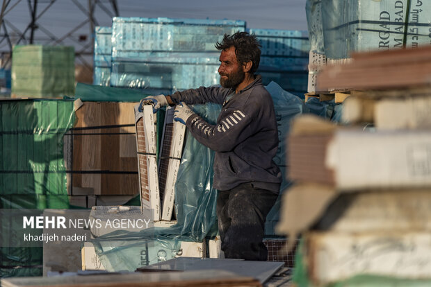 Tiles warehouse in Isfahan