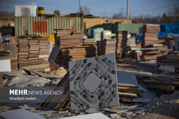 Tiles warehouse in Isfahan