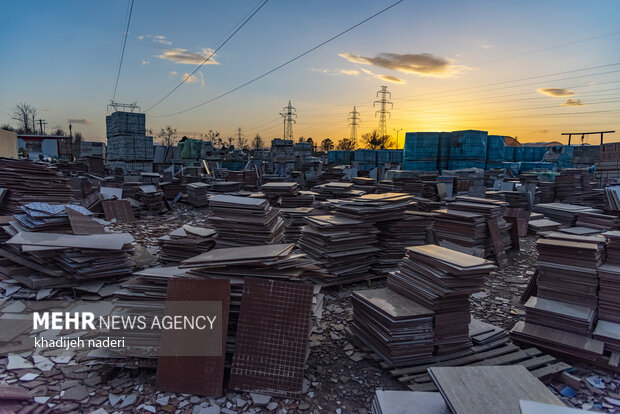 Tiles warehouse in Isfahan