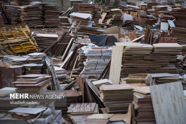 Tiles warehouse in Isfahan