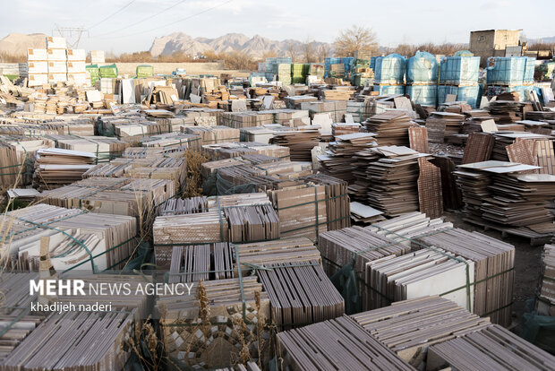 Tiles warehouse in Isfahan