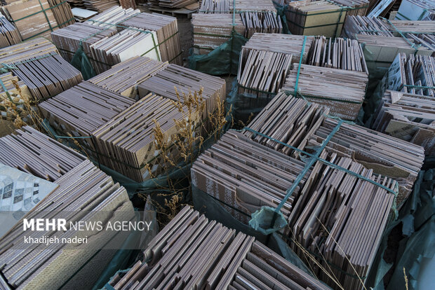 Tiles warehouse in Isfahan