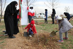 کاشت ۱۰۰ اصله نهال همزمان با روز درختکاری در سرپل ذهاب