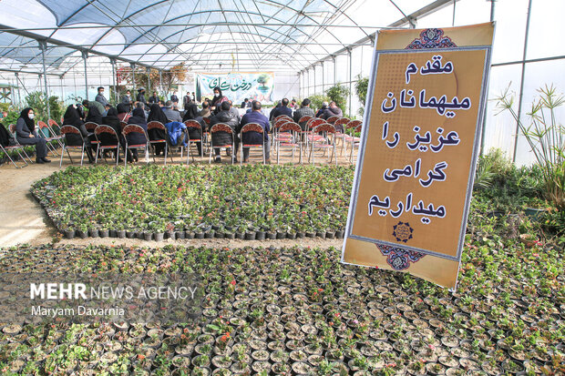 مراسم روز درختکاری در نهالستان شهرداری بجنورد