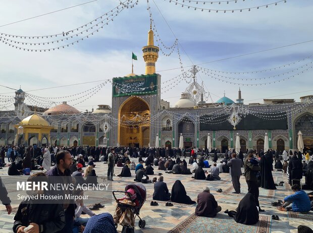 Imam Reza shrine birth anniversary of Imam Hussein