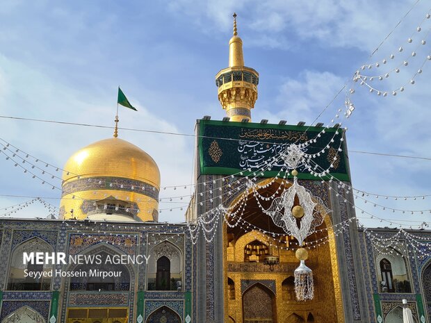 Imam Reza shrine birth anniversary of Imam Hussein