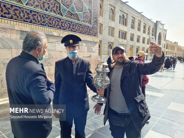 Imam Reza shrine birth anniversary of Imam Hussein