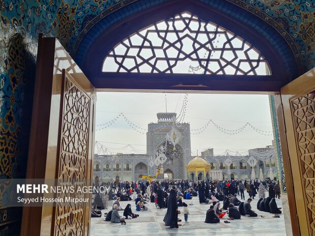 Imam Reza shrine birth anniversary of Imam Hussein