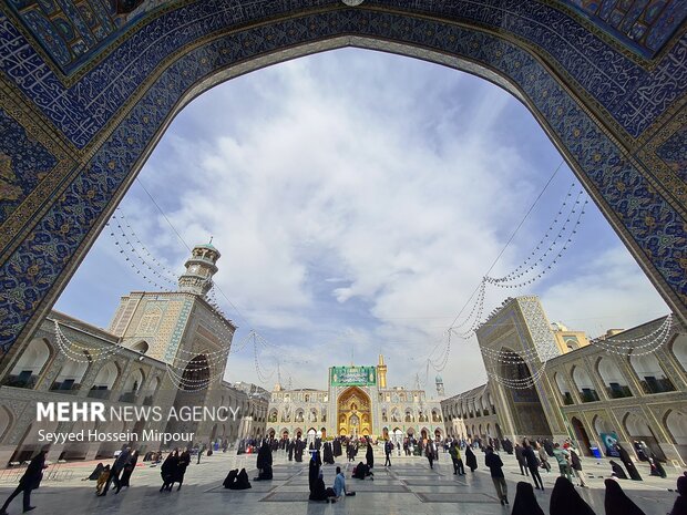 Imam Reza shrine birth anniversary of Imam Hussein