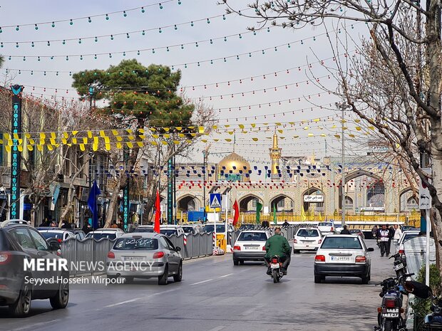 Imam Reza shrine birth anniversary of Imam Hussein