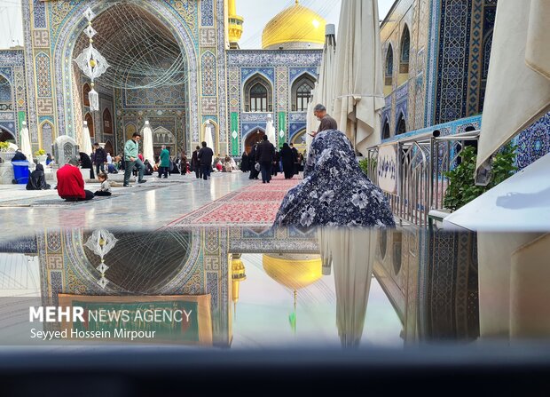 Imam Reza shrine birth anniversary of Imam Hussein