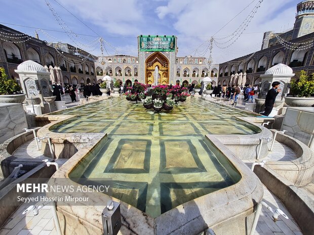 Imam Reza shrine birth anniversary of Imam Hussein