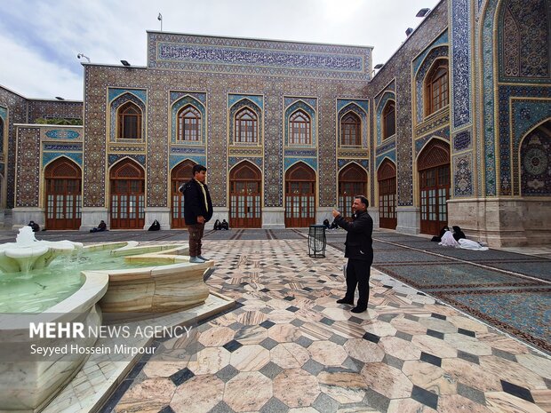 Imam Reza shrine birth anniversary of Imam Hussein