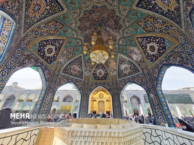 Imam Reza shrine birth anniversary of Imam Hussein