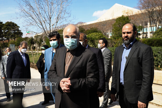  مراسم روز درختکاری در مجلس شورای اسلامی با حضور محمدباقر قالیباف رئیس مجلس برگزار شد