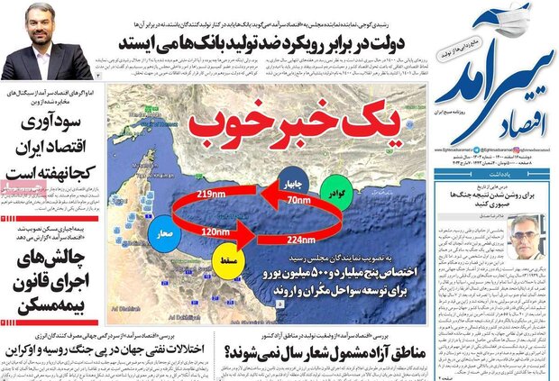 روزنامه‌های اقتصادی دوشنبه ۱۶ اسفند ۱۴۰۰