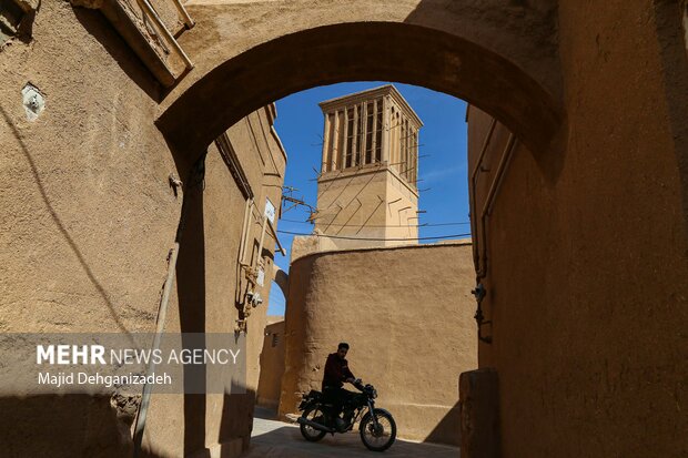 Yazd city of historical windbreaks 