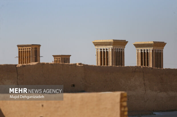 Yazd city of historical windbreaks 