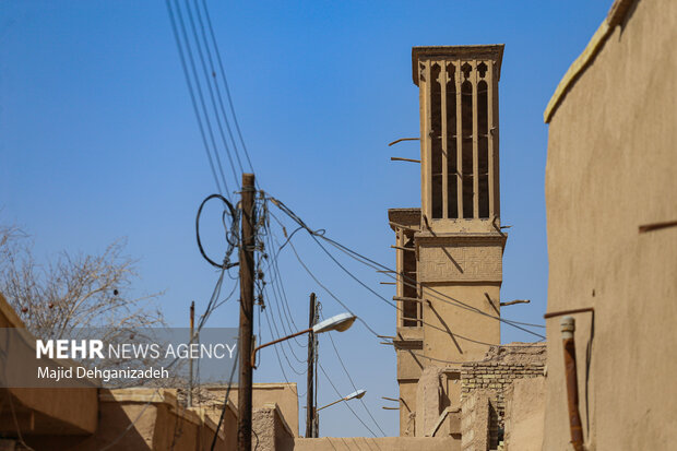 Yazd city of historical windbreaks 