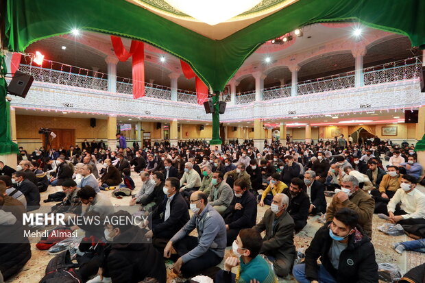 جشن اعیاد شعبانیه در حسینیه اعظم زنجان