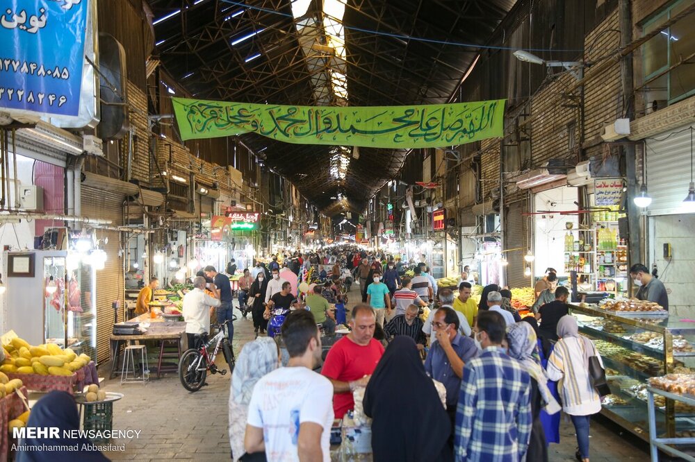 بازار قزوین در آرامش و فعال است