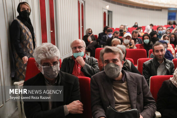  حمیدرضا نوربخش مدیر عامل خانه موسیقی در مراسم رونمایی از ارکستر موسیقی نواحی ایران حضور دارد