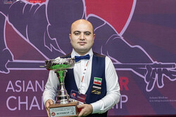 Iran's Amir Sarkhosh crowned in Asian snooker competitions
