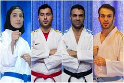 حضور چهار کاراته‌کا ایران در فهرست مسابقات جهانی آمریکا