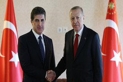 دیدار یک ساعته اردوغان با مقام ارشد اقلیم کردستان عراق