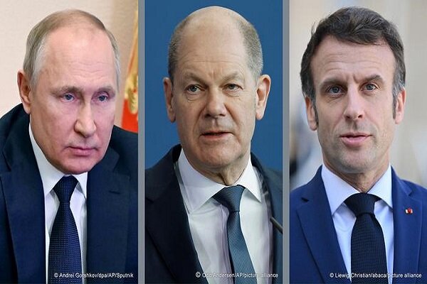 Russian president speak by phone with German, French leaders 